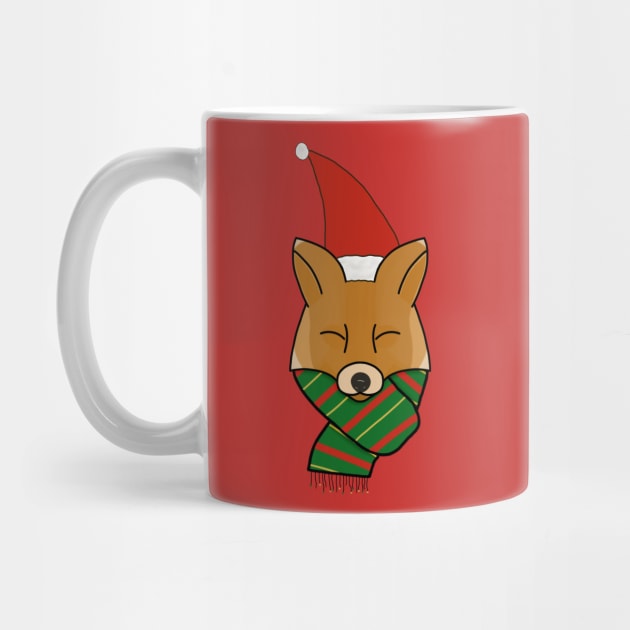 Merry Christmas, Fox! by Lunar Scrolls Design